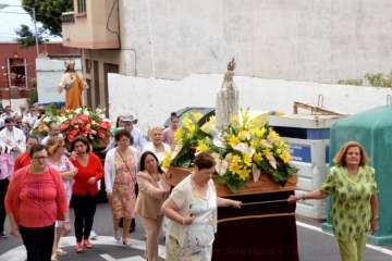 Misa y procesión del Sagrado Corazón de Jesús en La Higuera Canaria (Foto Francisco Javier Santana)